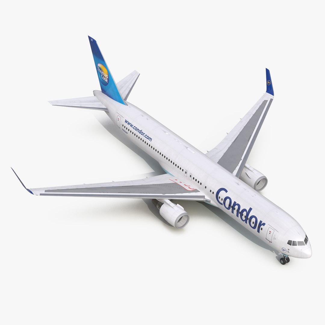 Boeing 767-300ER Condor Flugdienst 3D model preview