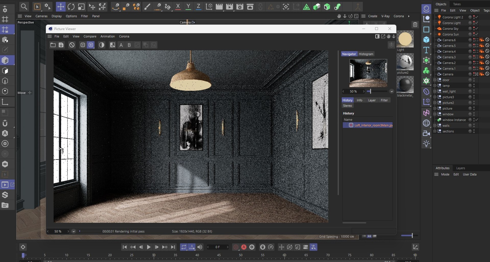 Loft Base Room Interior 3 3D Model - TurboSquid 2328185