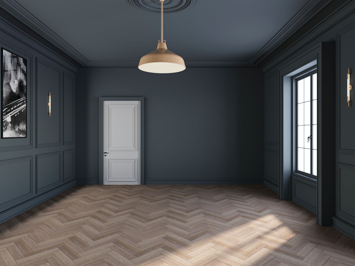 Loft Base Room Interior 3 3D Model - TurboSquid 2328185