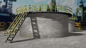 water purification 3D model