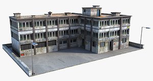 architecture structure 3D model