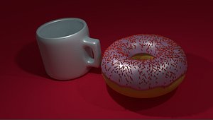 blender guru beginner 3D model