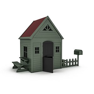 toy garden house 3D model