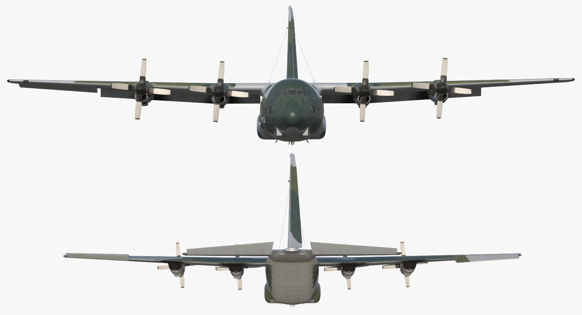 lockheed hercules l-382 japan 3d 3ds