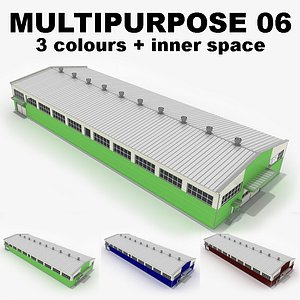 3ds multipurpose industrial building 06