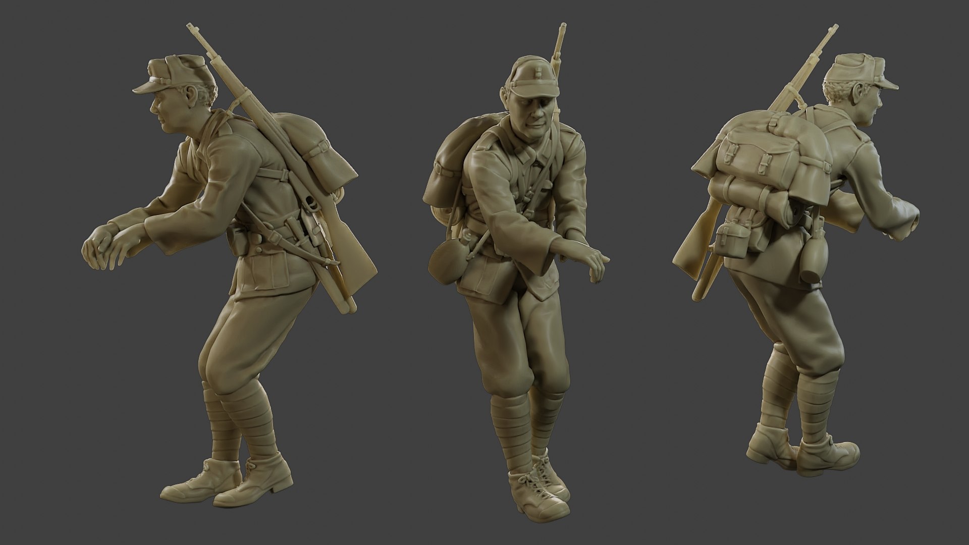 Italian Soldier Attach Ww2 IT10 Model - TurboSquid 2170173