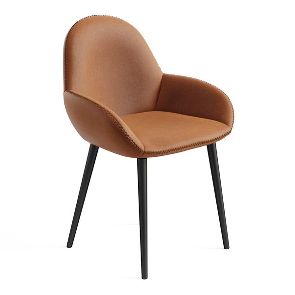 modelo 3d Remy Faux Leather Arm Chair - TurboSquid 1915847