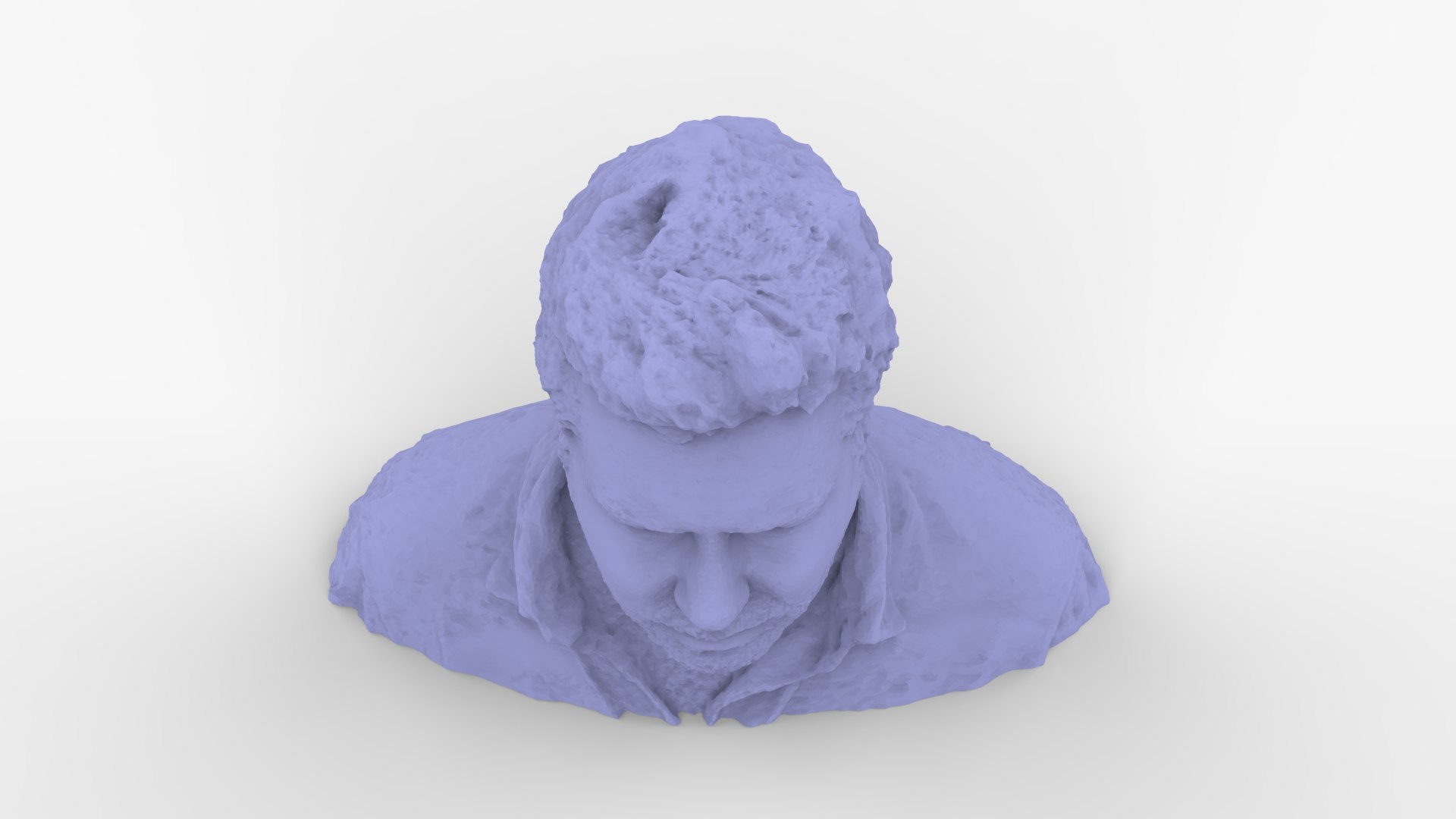 3D Man Head With Beard Model - TurboSquid 1935875