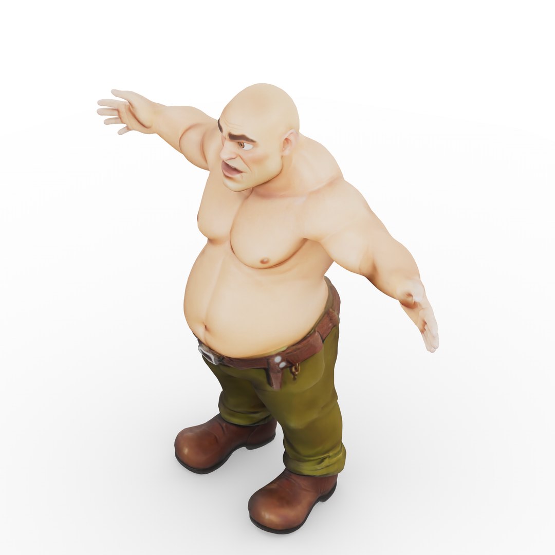 3D Model Game Ready Character Rigged - TurboSquid 2280118