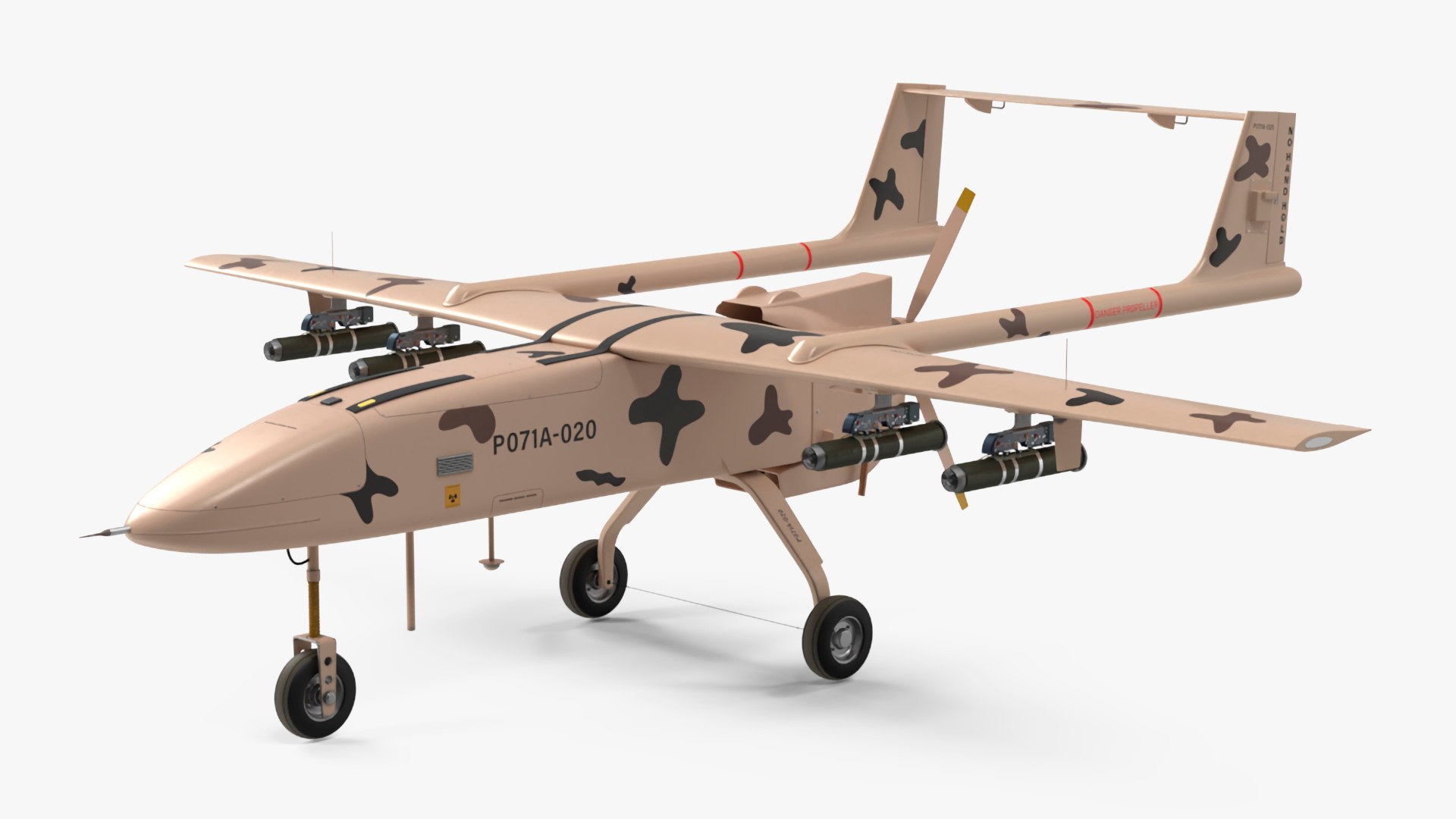 Camouflage Iranian Drone Mohajer-6 3D model https://p.turbosquid.com/ts-thumb/Y0/ugR5M7/ug/camouflageiraniandronemohajer63dsmodel011/jpg/1716434685/1920x1080/fit_q87/de7adf0cb13910276c267ab361e293dcd0a47568/camouflageiraniandronemohajer63dsmodel011.jpg