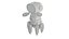 toy robot character ready 3D model