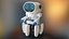 toy robot character ready 3D model
