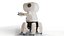 toy robot character ready 3D model