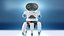toy robot character ready 3D model