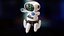 toy robot character ready 3D model