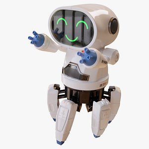Cute Robot Toy - Game and Film Ready
