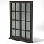 medieval glass window wood 3D