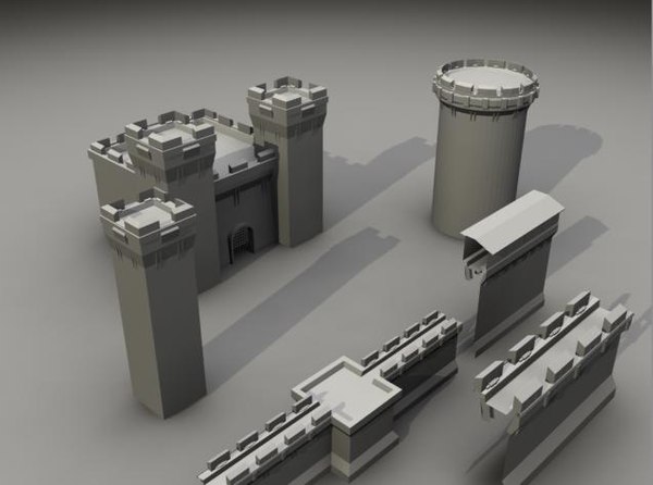 3d structure tower model