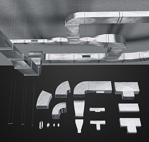 Set Air Conditioning Ducting