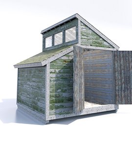 3d shed windows doors