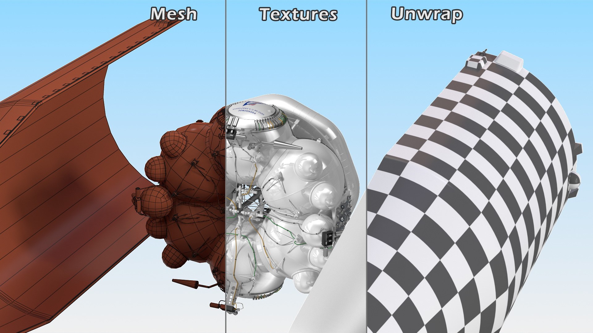 Upper Stage Fregat 3D https://p.turbosquid.com/ts-thumb/Y0/zjT2hk/EB/upperstagefregatvray3dmodel031/jpg/1628722251/1920x1080/fit_q87/5100708b28b817a6452f1e553869504dca97cd9f/upperstagefregatvray3dmodel031.jpg