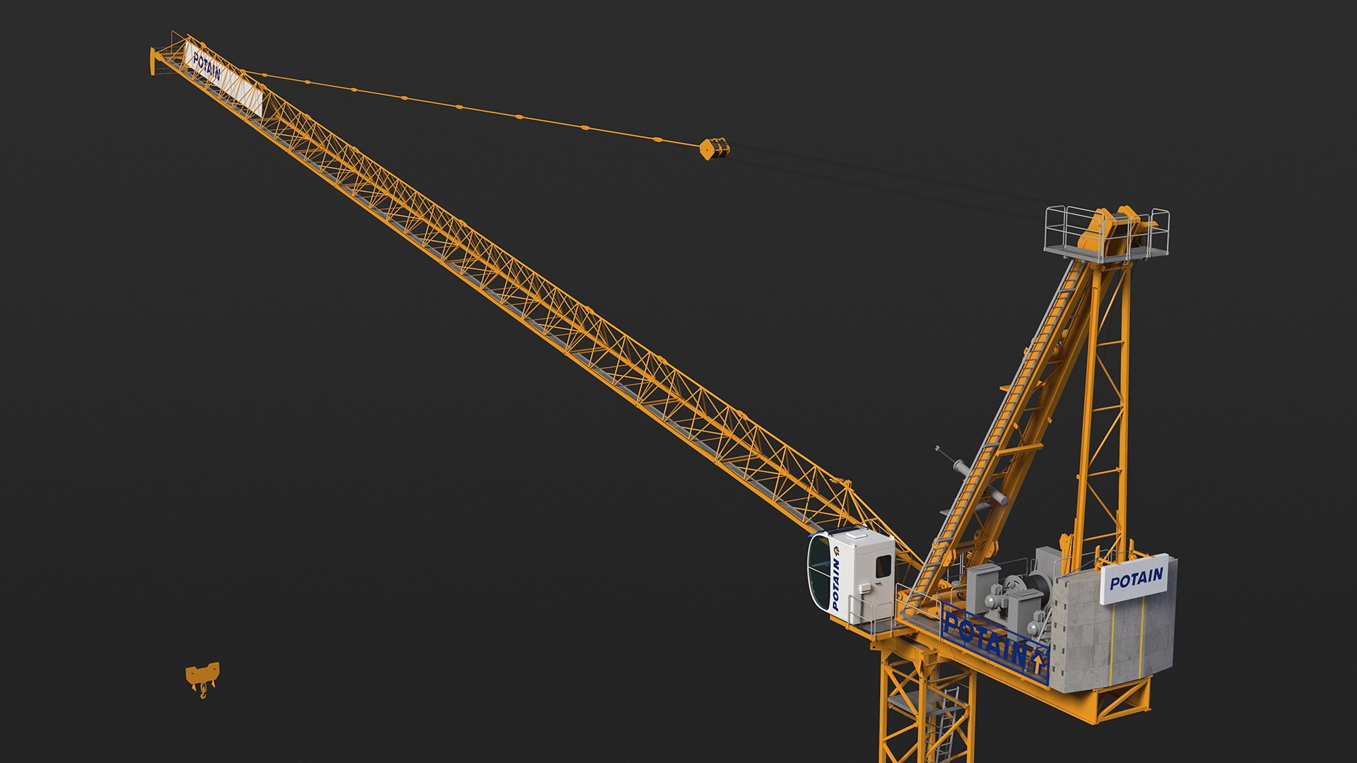 3D Potain MR 295 Tower Crane Rigged for Cinema 4D https://p.turbosquid.com/ts-thumb/Y1/2Wf5vm/Gh/potainmr295towercraneriggedforcinema4dc4dmodel014/jpg/1707021800/1920x1080/fit_q87/7786b0dc8a7980ada520f5f5f753466e690b0855/potainmr295towercraneriggedforcinema4dc4dmodel014.jpg