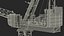 Grue à tour Potain MR 295 équipée pour Cinema 4D