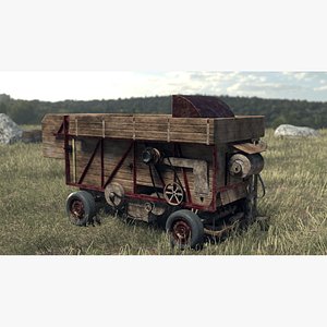 3D 40 era Thresher - Combine Harvester model