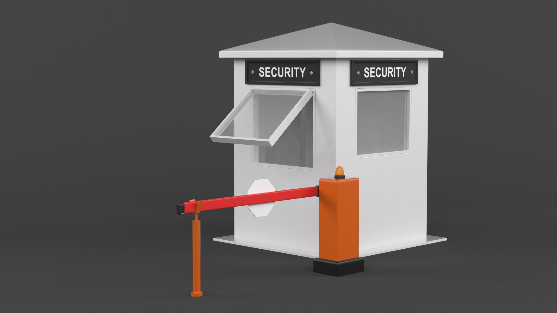 Security Booth 3D Model - TurboSquid 2020907