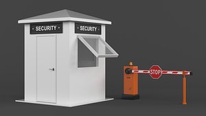 Security Booth 3D model