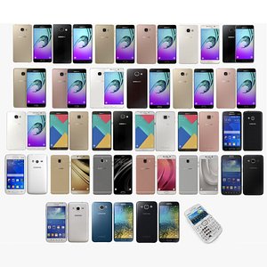 3D Samsung Mobile Bundle 01 model