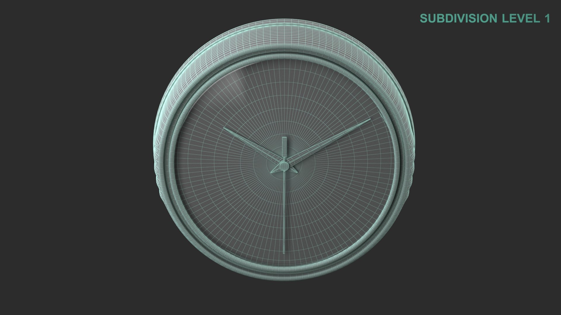 Wall Clock model https://p.turbosquid.com/ts-thumb/Y1/GFmAXO/K1/wireframe0005/jpg/1664965940/1920x1080/fit_q87/8a7fa4b0bde4bc6caf5dc223f2a42668ba726d1c/wireframe0005.jpg