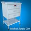 3d max medical supply cart