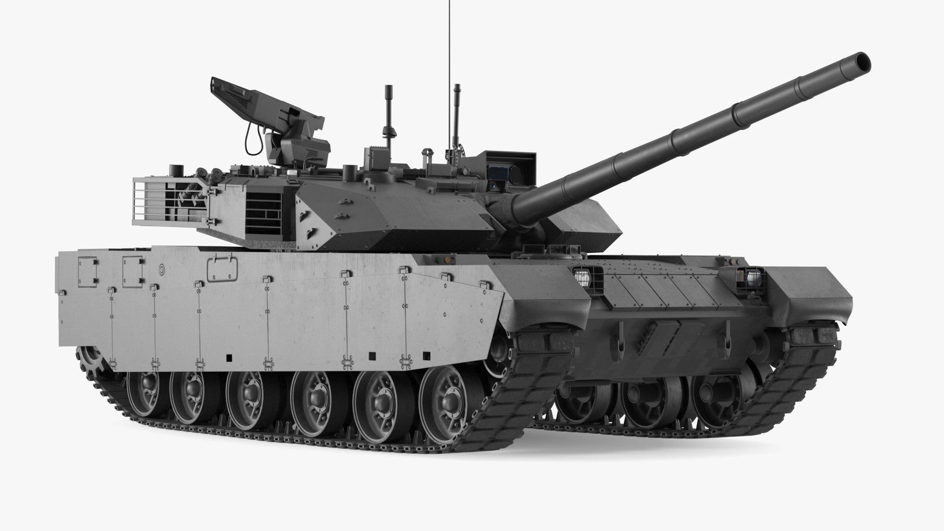 Chinese Tank for City Battlefield Rigged 3D model preview