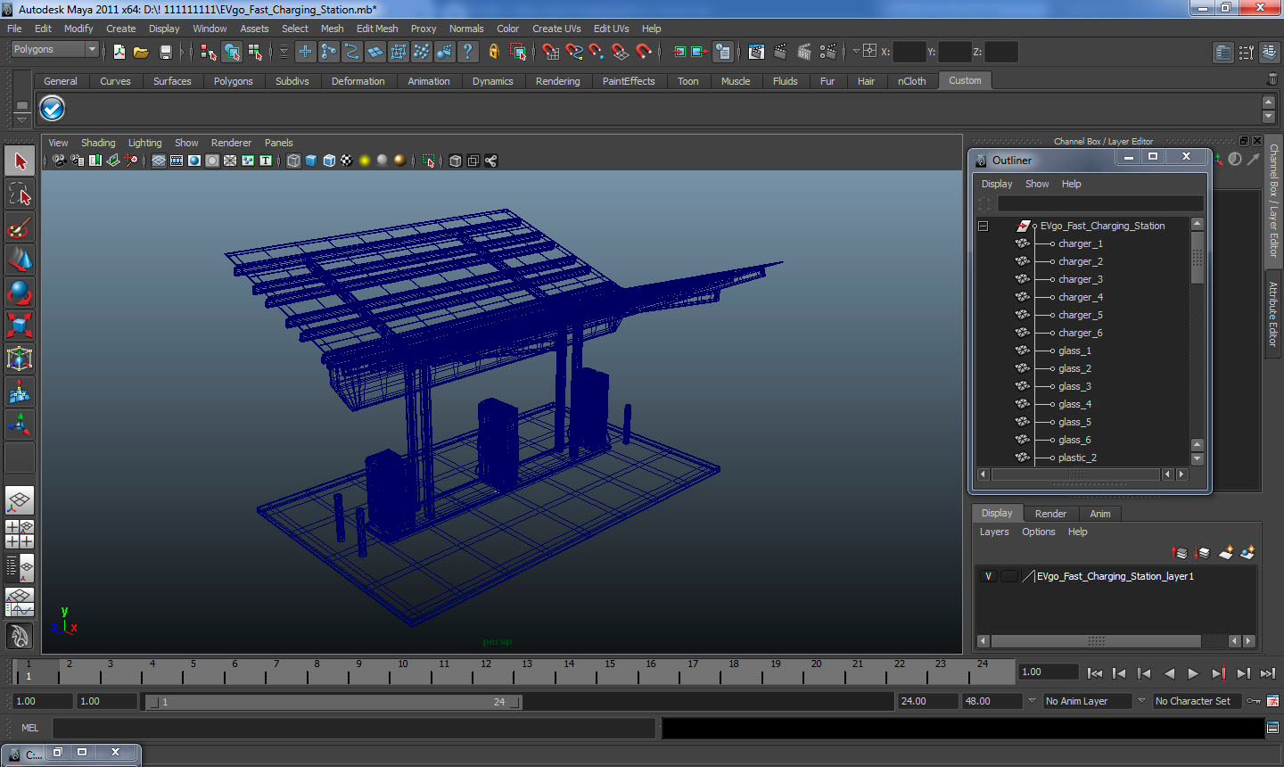 3d Evgo Fast Charging Station Model Turbosquid 1407067 3823