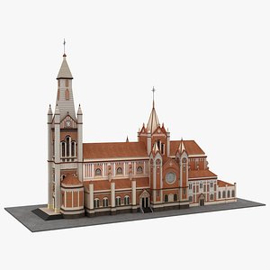 Metropolitan Cathedral San Sebastian Preto 3D model
