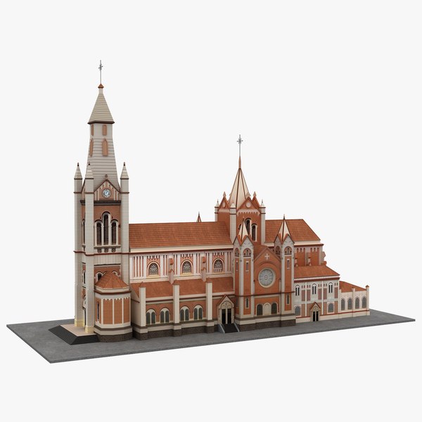 Metropolitan Cathedral San Sebastian Preto 3D model