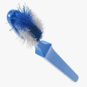 Used Plastic Toothbrush 3D model