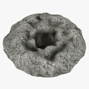 realistic hole 01 gray 3d max
