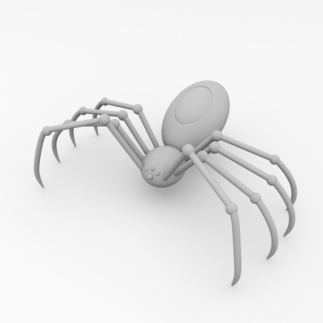 3d printed spider robot