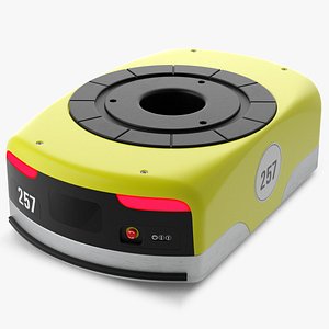3D model automated warehouse robot generic