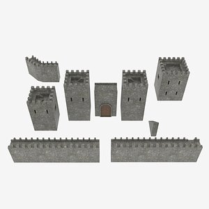 Medieval Castle Pack model