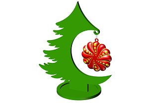Christmas Tree with detachable Pandant