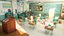 Cartoon Classroom Corridor