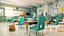 Cartoon Classroom Corridor
