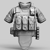 Russian Army bulletproof vest 6B43 Ratnik