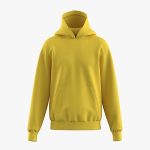Men Classic Fleece Pullover Hoodie model