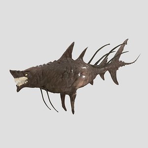 3D Leviathan High Poly 3D Model
