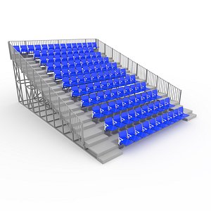 Bleachers 40 3D model