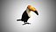 Collection d'oiseaux gréés Low Poly